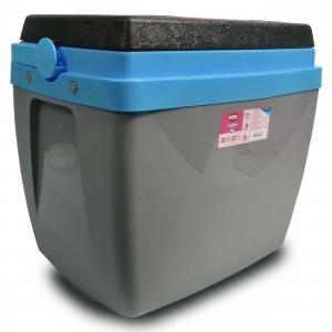 Caixa Térmica Cooler 34 Litros azul/Cinza Mor